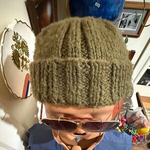 Green Knit Beanie